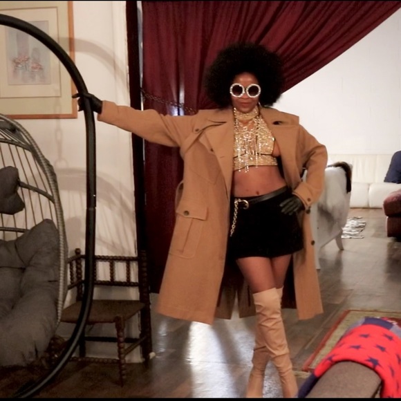 New Designer Rag & Bone Giana Structured Trench Coat, belt camel 100% Cotton S - Picture 10 of 17